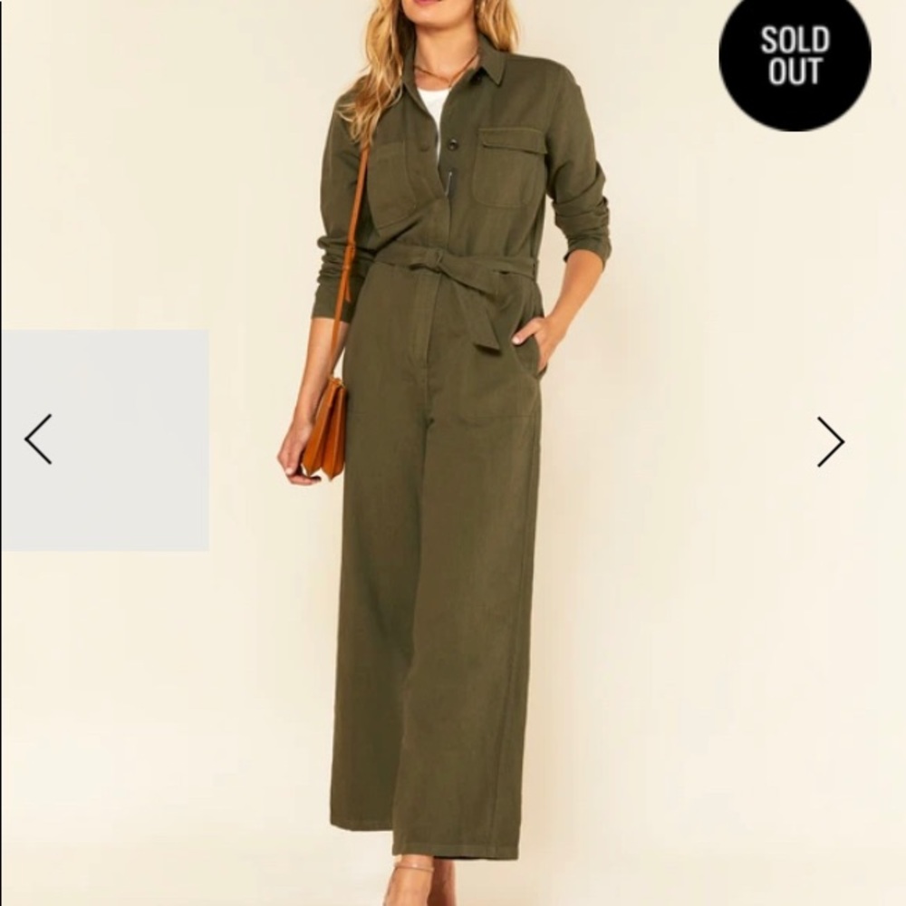 New Outerknown Scout Jumpsuit - Olive